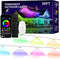 KSIPZE Permanent Outdoor Lights for House, 50ft Smart RGB+IC Eaves LED Lights