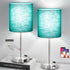 Lynnoland Green Touch Table Lamps Set of 2 with 2 USB &