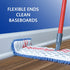 O-Cedar Hardwood Floor 'N More Mop with 1 Extra Refill, Microfiber Mop, Use Wet or Dry, Red
