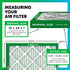 Filterbuy 14x24x1 Air Filter MERV 8 Dust Defense (1-Pack), Pleated HVAC AC Furnace Air Filters Replacement (Actual Size: 13.38 x 23.38 x 0.75 Inches)