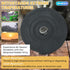 Neoprene Rubber Strip, 1" Wide x 1/8" Thick x 10 Ft Long Solid Rubber Roll for DIY Gasket, Seal, Crafting, Protection