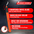 AFA Tooling - Deburring Tool with High Speed Steel Blade - Works on Metal, Resin, PVC Pipes, Copper, Plastic and 3D Printed Edges - Plumbing & 3D Printing Burr Removal Reamer Tool
