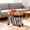 Betoveren 2 Tier Utility Rolling Cart Storage Organizer with Wheels Under Desk Mobile