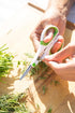 Zyliss Heavy Duty Home & Kitchen Herb Shears Scissors - White/Green, 8.5 x 4.2 x 0.4 inches with Innovative Stem