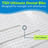 4 13 18 (Pack 500) 3-Ply (917401) TIDI Ultimate Dental Bib, White, Layers, W x L of Disposable Dental Bibs Embossed