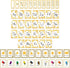 Bee Theme Bulletin Board Decoration, Educational Cards for Toddlers, Honeycomb Flash Cards for Preschool
