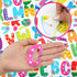 Colarr 232 Pcs Large Letter Stickers, 24 Sheets 2.5 Inch Alphabet Self Adhesive Letters for Bulletin Board Classroom