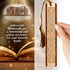 Handmade Engraved Wooden Bookmark with Tassel - Personalization Available - Made in The USA