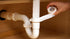 Self-Fusing Silicone Leak Sealing Wrap for Under Sink Drain Pipe, PVC White