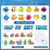 Under The Sea Birthday Bulletin Board Set Ocean Theme Classroom Decorations Sea Animals Tropical Fish Paper Cutouts Wall Decor for Back to School Happy Birthday Calendar Chart Teacher Supplies by Pasimy