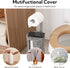 4 GRANNY SAYS Wicker Freestanding Toilet Paper Holder Stand with Storage, Modern Covered Toilet Paper Stand for Rolls