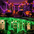 2 Pack 33 100 Pooqla Green String Lights Battery Powered, Total FT LED Christmas String Lights for Indoor Outdoor