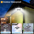 360 Sensor/Timer/5 AEQ Solar Shed Light Indoor Outdoor Work in Daytime with Remote Control, Lighting Waterproof Solar