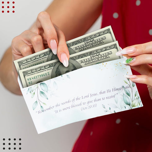 Offering Envelopes for Church - 200 Count - Tithes and Cash Envelopes for Offerings