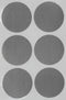 Royal Green Round 2" Grey Sticker Dot Labels, Permanent Adhesive Circle Stickers - 72 Pack