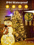 66Ft 200 Dimmable 12Modes Smart String Lights With Voice Control Indoor Outdoor, Clear Wire LED Christmas Lights
