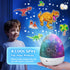 Dinosaur Night Light for Kids, 10 Musics + 6 Films Kids Night Light Projector, 126 Lighting Effects + Remote, 360