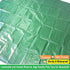 7x7 4 Ft Yard Garden Leaf Tarp W/ Handles Waterproof Tarp for Sandbox Cover,Outdoor Tarpaulin,Lawn Debris,Landscape