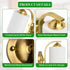 Wall Sconces Lights Lamp for Bedroom Bathroom, Modern Vanity Light Fixtures, Gold Farmhouse Wall Mount Lighting