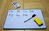 Dry Erase Lapboard Double Sided, Small Whiteboard with Lines for Kids, Perfect for Home & School Use