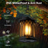 2 Pack Hanging Solar Lanterns Outdoor Waterproof - Lanterns Decorative Outdoor Patio Decor with Clip Solar Lantern