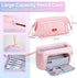 52PCS 12 8 6 6 0.5 0.7 mm Set Nicpro Aesthetic School Supplies with Cute Pencil Case, Color Pastel Highlighter, Gel