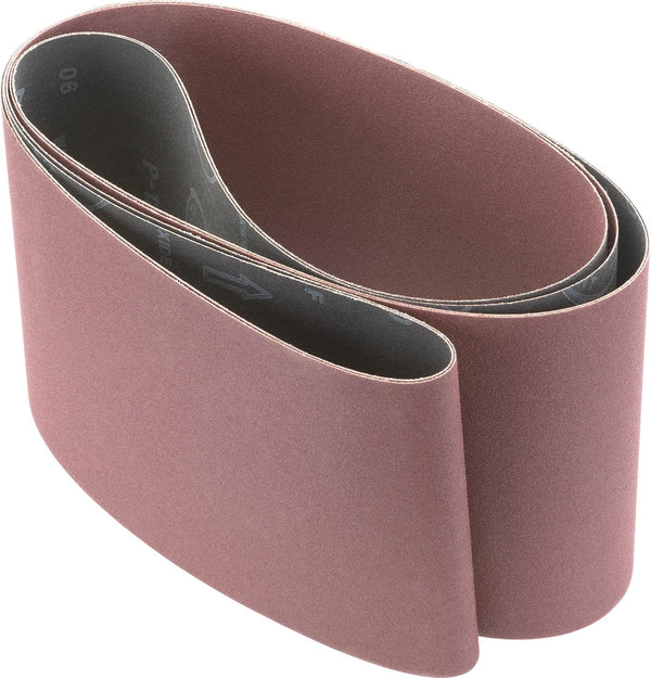 Shop Fox D1266 6" by 80" Aluminum Oxide Belt 120 Grit, 2-Pack