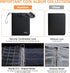 Hontom Album 400 36 Coin Collection for Collectors with Lock, Pockets Fireproof Coin Holder Book & Paper Currency