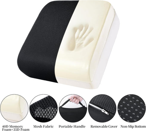 MABOZOO Relief,18 16 6 inch Extra Thick Chair Cushions,Office Chair Booster Seat Cushion to Raise Seat Height for Pain