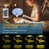 3D 3.15 Inch (80mm) 16 Planes Night Light, Aviation Gifts, Crystal Ball Airplane Night Light with Remote, Pilot Lamps