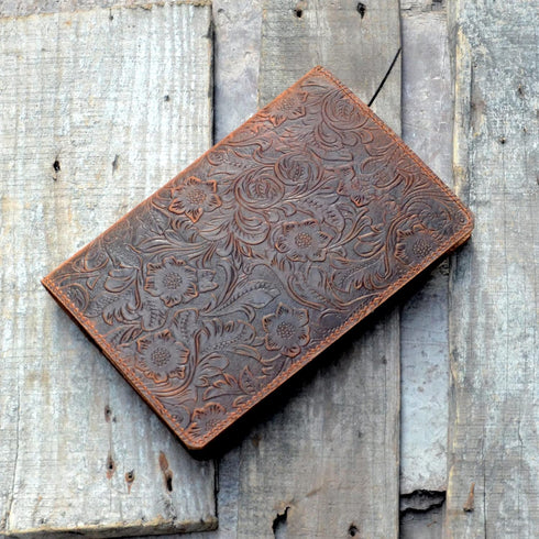 JJNUSA Leather Cover for Moleskine Large Hard Cover, Distressed Leather Travel Journal for 5"x 8.25" Writing Diary