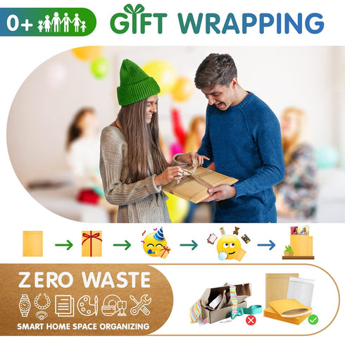Natural Kraft Bubble Mailer Envelopes 4 x 7 Inches | 50 Pack Self Seal Padded Envelopes | Waterproof & Tear-Resistant