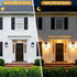 E26 1-Pack, LIT-PaTH Dusk to Dawn Outdoor Wall Lantern, Wall Sconce Waterproof Porch Lighting Fixture, Base, Aluminum