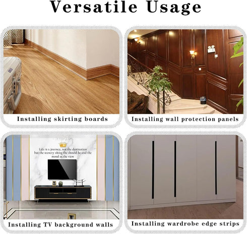 200pcs Double-Head Seamless Skirting Thread Nails, Invisible Mechanical Connector with Specific Sleeve Tool
