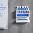 MyGift Wall Mounted Dry Erase Whiteboard Marker Holder Stand with 10 Marker Slots and Eraser Holder