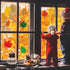 Cholemy 108 Pcs Maple Leaves Cutouts, Fall Classroom Decorations, Autumn Bulletin Board Decor for Thanksgiving