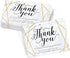 Hadley Designs 25 Gold Marble Thank You Cards, Customer-Appreciation Note Cards for Small Business Inserts