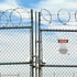 SmartSign "Danger - Protected By Razor Wire & Barbed Wire, Do Not Climb" Sign | 10" x 14" Aluminum