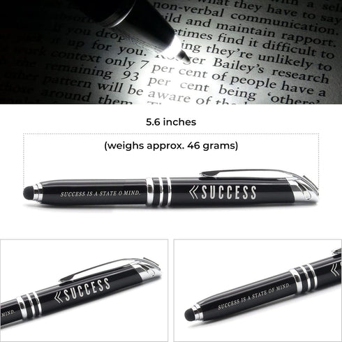 Inkstone Success Motivational Business Penlight with Illuminated Writing Tip and Stylus