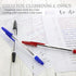 BAZIC Pure Assorted Color Stick Pen (12/Pack) by Bazic