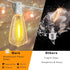 50FT Dimmable 27 Bulbs,Vintage DAMAING Outdoor String Lights Waterproof,LED Patio Lights with Bright Shatterproof Retro