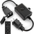 Larkvue 120W Outdoor Dimmer for String Lights with Remote, 4 Brightness, 3