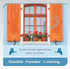 YEAROCK 6.3" Set (6) S Style Shutter Dogs Hardware, Metal Shutter Fasteners with Screwsl, Decorative Window Tieback