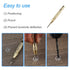 2 Pcs Automatic Center Punch, 5'' Premium Spring Loaded Hole Punch, Heavy Duty Steel Marker Tool for Metal, Wood & Glass