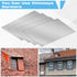 80 5 7 Inch Therwen Pcs x Flashing Aluminum Sheet Roof Flashing Metal Roof for Shed Weatherproofing Areas Around