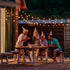 COCONUT 8FT (1 String Light Pole for Ground, Heavy Duty Adjustable Metal Poles for Outdoor String Light Hanging