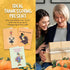 Stonehouse Collection Thanksgiving Cards, Funny Assortment - Set of 14 Boxed Cards & Envelopes, 4.5x6.25