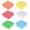 uxcell Centrifuge Tube Freezer Storage Box, 100 Places Waterproof Cardboard Rack for 1.5/1.8/2ml Tubes