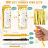 80 Set Engrowtic Bee Baby Shower Gifts Pens for Guest Bee Themed Baby Shower Party Favors Ballpoint Pens with Thank You