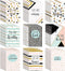 Sherr 72 Pcs Inspirational Notepads, Mini Motivational Journal Notebook with Glitter Lines and Dots, Bulk Party Favors